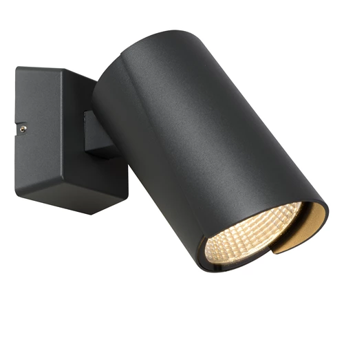 Lucide MANAL - Wandstrahler / Wandleuchte Innen/Außen - LED - 1x13W 3000K - IP65 - Anthrazit - detail 1